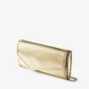 Emmie gouden clutch van spiegelstof Emmie gouden clutch van spiegelstof