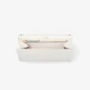 Emmie ivoorkleurige jimmy choo-kanten clutch Emmie ivoorkleurige jimmy choo-kanten clutch