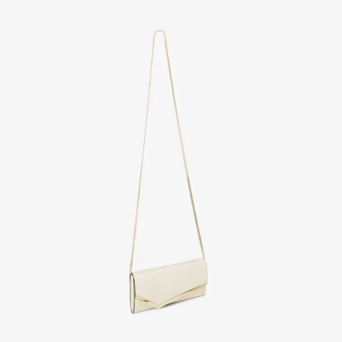 Emmie Latte lakleren clutch Emmie Latte lakleren clutch