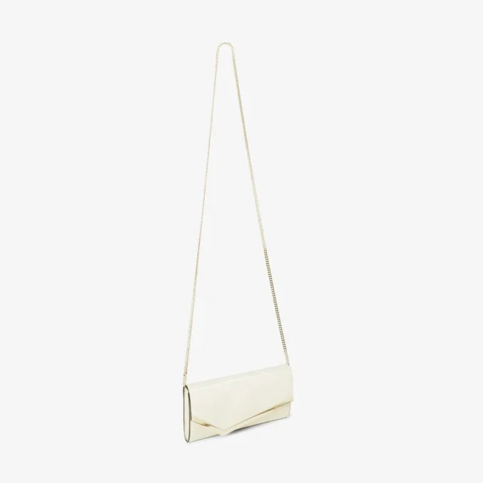 Emmie Latte lakleren clutch Emmie Latte lakleren clutch