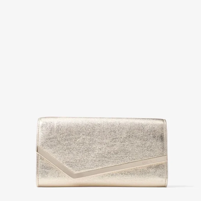 Emmie platina Ice Brilliance stoffen clutch Emmie platina Ice Brilliance stoffen clutch