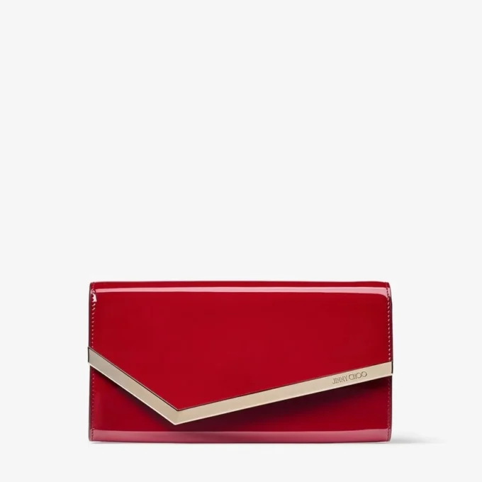 Emmie Ruby Red lakleren clutch Emmie Ruby Red lakleren clutch