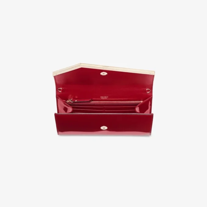 Emmie Ruby Red lakleren clutch Emmie Ruby Red lakleren clutch