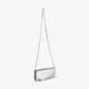 Emmie zilveren spiegelstof clutch