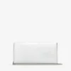 Emmie zilveren spiegelstof clutch