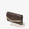 Emmie Zwart en Balletroze Jimmy Choo Kanten Clutch