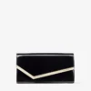 Emmie zwarte lakleren clutch