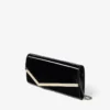 Emmie zwarte lakleren clutch
