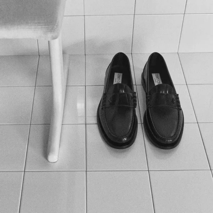 Ethan Loafer Zwarte Box-loafer van kalfsleer Ethan Loafer Zwarte Box-loafer van kalfsleer