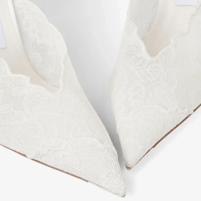 Faiz 100 Ivoor Jimmy Choo-kantpumps Faiz 100 Ivoor Jimmy Choo-kantpumps