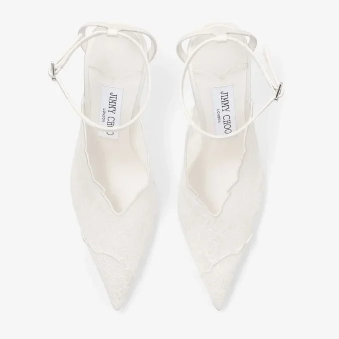 Faiz 100 Ivoor Jimmy Choo-kantpumps Faiz 100 Ivoor Jimmy Choo-kantpumps