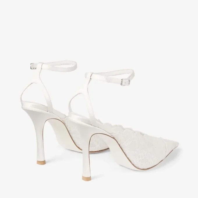 Faiz 100 Ivoor Jimmy Choo-kantpumps Faiz 100 Ivoor Jimmy Choo-kantpumps