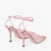 Faiz 100 Rose jimmy choo-kanten pumps met metalen kanten details Faiz 100 Rose jimmy choo-kanten pumps met metalen kanten details