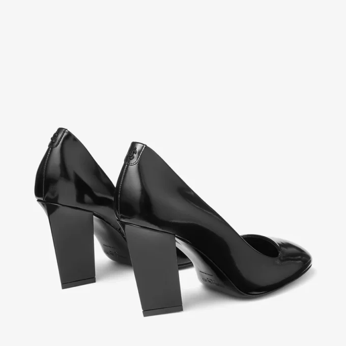 Farren 85 Zwarte pumps van zacht spazzolato-leer Farren 85 Zwarte pumps van zacht spazzolato-leer