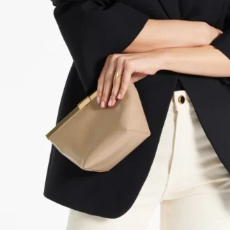 Ganache Chai nappaleren clutch