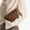 Ganache transparante schildpadkleurige clutch Ganache transparante schildpadkleurige clutch