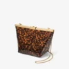 Ganache transparante schildpadkleurige clutch Ganache transparante schildpadkleurige clutch
