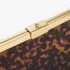 Ganache transparante schildpadkleurige clutch Ganache transparante schildpadkleurige clutch