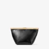 Ganache zwarte bikerleren clutch Ganache zwarte bikerleren clutch