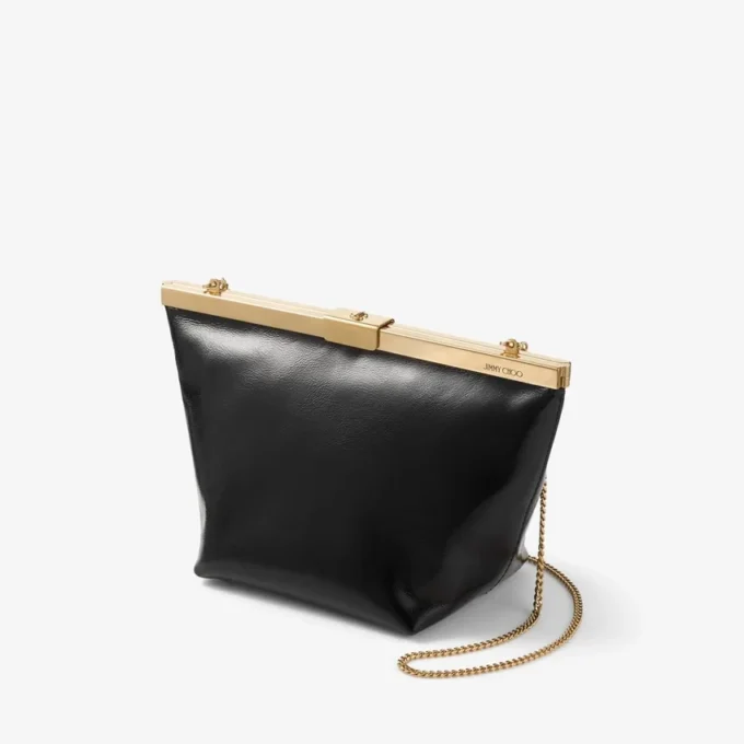 Ganache zwarte bikerleren clutch Ganache zwarte bikerleren clutch