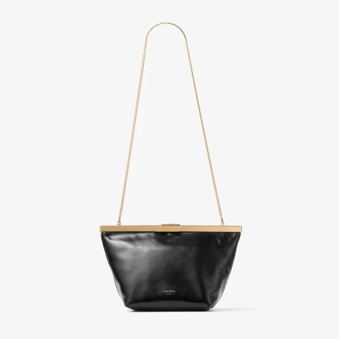 Ganache zwarte bikerleren clutch Ganache zwarte bikerleren clutch