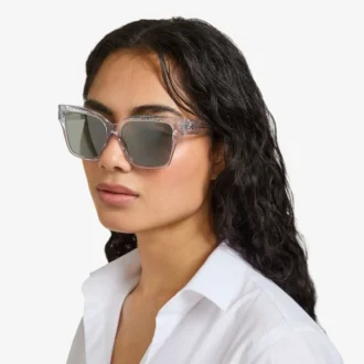 Giava vierkante zonnebril met kristallen glitter Giava vierkante zonnebril met kristallen glitter