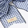Haarspeld met strik Marine Mix mini-gingham organza haarspeld met strik