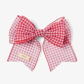 Haarspeld met strik Ruby Red Mix Mini Gingham Organza Haarspeld met strik Haarspeld met strik Ruby Red Mix Mini Gingham Organza Haarspeld met strik