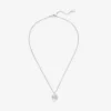 Hartketting Hartketting met zilveren afwerking en kristallen Hartketting Hartketting met zilveren afwerking en kristallen