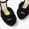 Heloise 120 Zwarte fluwelen plateausandalen Heloise 120 Zwarte fluwelen plateausandalen