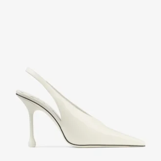 Isa 95 Latte lakleren pumps