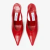 Isa 95 robijnrode leren pumps Isa 95 robijnrode leren pumps