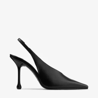 Isa 95 zwarte leren pumps
