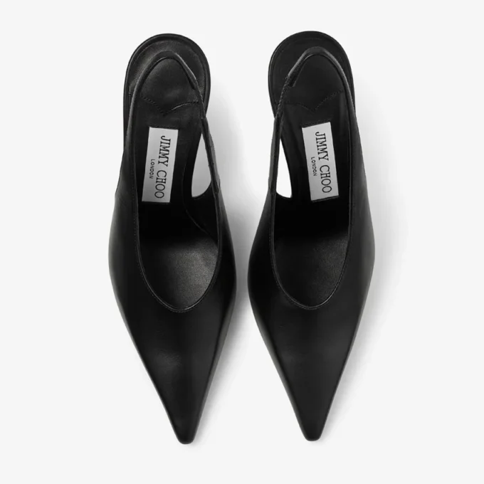 Isa 95 zwarte leren pumps Isa 95 zwarte leren pumps