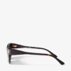 Isla bruin Havana cat-eye zonnebril