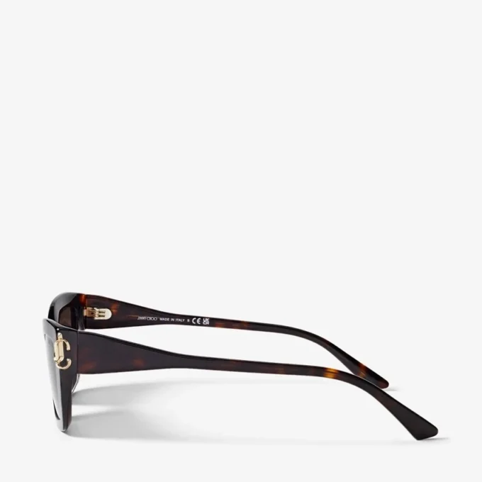 Isla bruin Havana cat-eye zonnebril