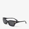 Isla zwarte cat-eye zonnebril