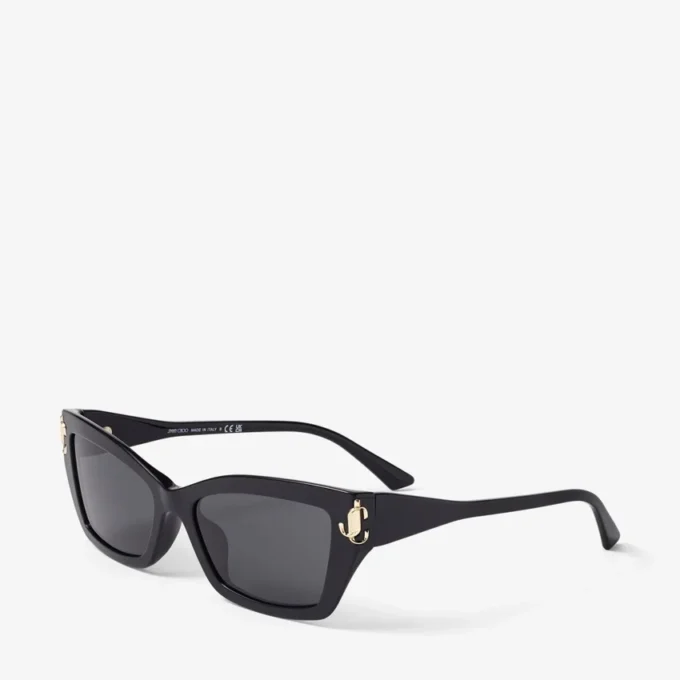 Isla zwarte cat-eye zonnebril