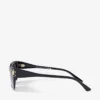 Isla zwarte cat-eye zonnebril