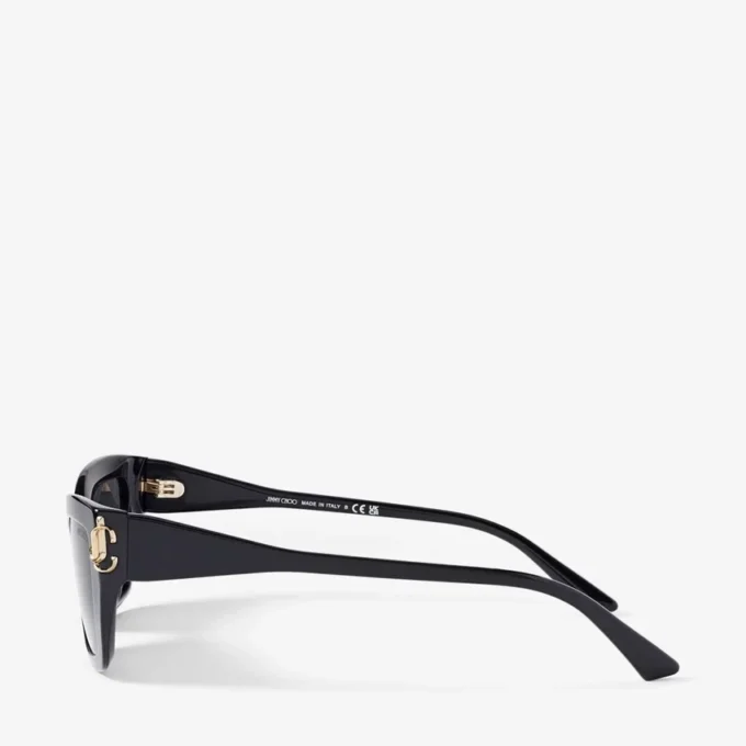 Isla zwarte cat-eye zonnebril