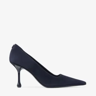 Ixia 80 marineblauwe suède pumps