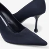 Ixia 80 marineblauwe suède pumps