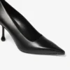 Ixia 80 Zwarte pumps van nappaleer