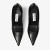 Ixia 80 Zwarte pumps van nappaleer