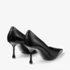 Ixia 80 Zwarte pumps van nappaleer