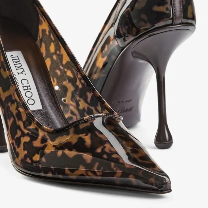 Ixia 95 Amber Tortoiseshell TPU-pumps