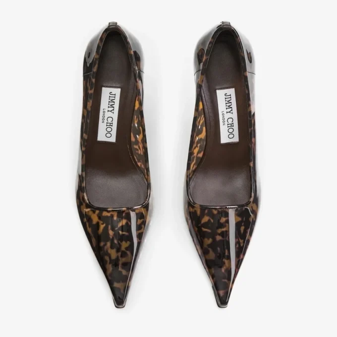 Ixia 95 Amber Tortoiseshell TPU-pumps