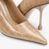 Ixia 95 Chai glanzende pumps van leer met krokodillenreliëf Ixia 95 Chai glanzende pumps van leer met krokodillenreliëf