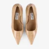 Ixia 95 Chai glanzende pumps van leer met krokodillenreliëf Ixia 95 Chai glanzende pumps van leer met krokodillenreliëf