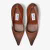 Ixia 95 cognackleurige pumps van gespoten spazzolato-leer Ixia 95 cognackleurige pumps van gespoten spazzolato-leer